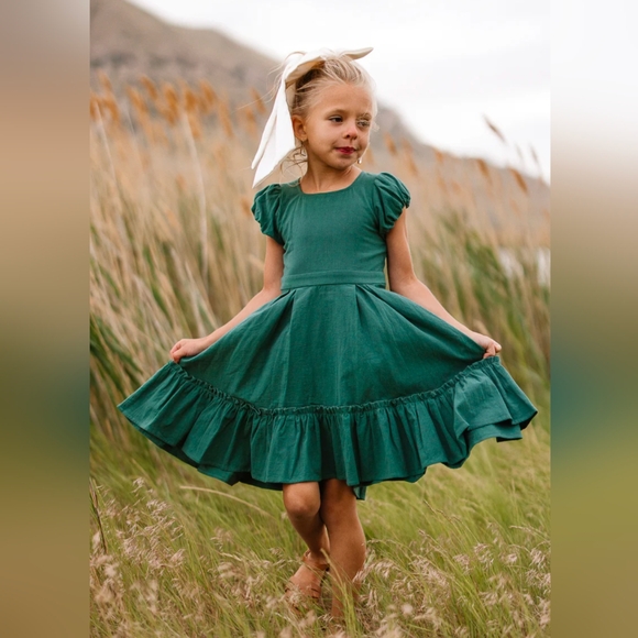 Ivy City Co Other - Ivy City Co Mini Dahlia Dress in Green 3T